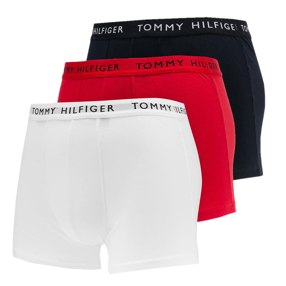 Tommy Hilfiger Underwear-Slips/Boxershorts Herren XXL Mehrfarbig (White/Desert Sky/Primary Red), XXL