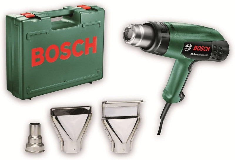 Bosch 06032A6102 UniversalHeat 600 Heissluftgeblaese mit Zubehoer 1.800W