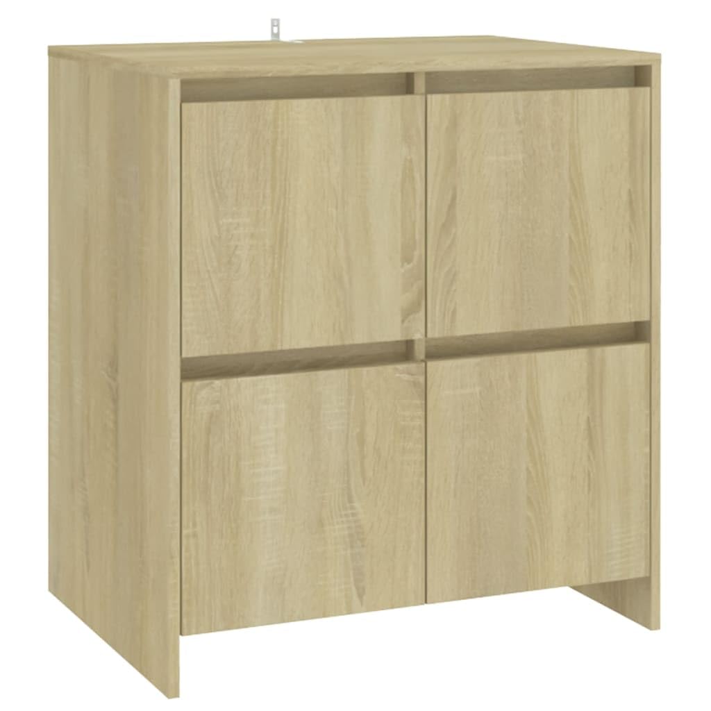 vidaXL Sideboard mit 4 Türen Kommode Anrichte Schrank Beistellschrank Mehrzweckschrank Standschrank