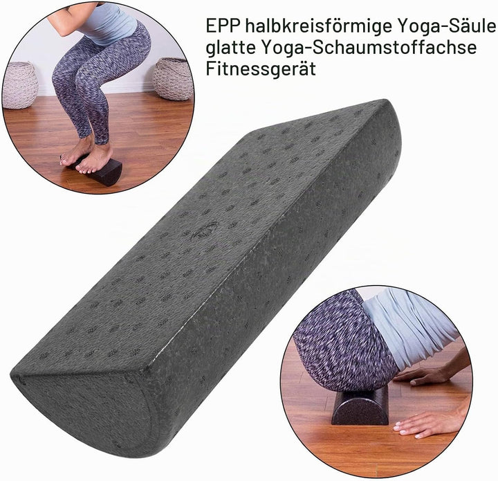 Schaumstoffrolle halbkreisförmig, 1 Paar, 30 cm, für Yoga-, Fitness-Ausrüstung für Gleichgewicht, Yo
