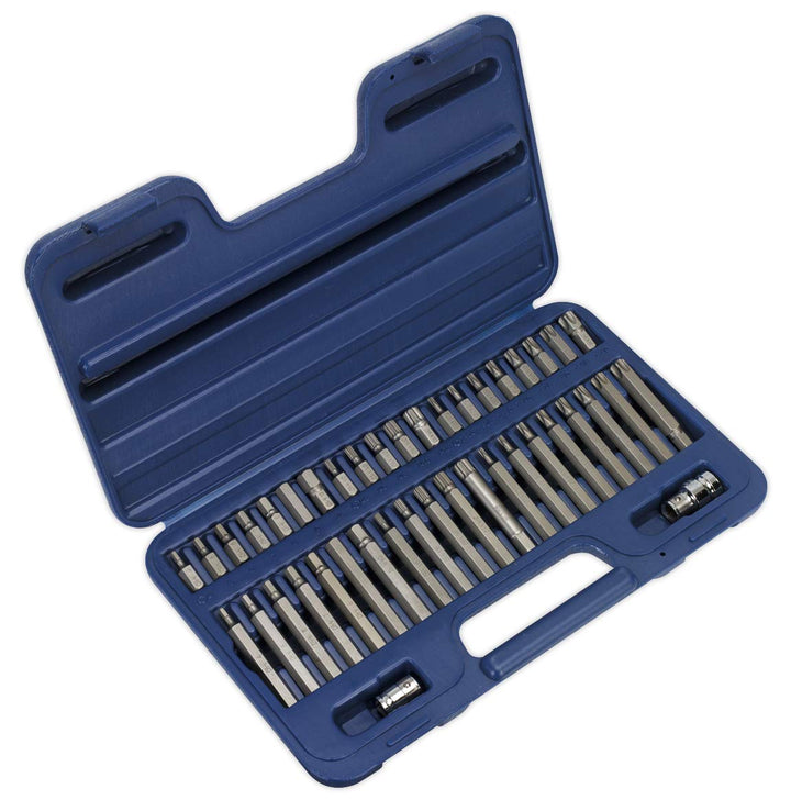 Sealey TRX-Star/Spline/Hex Bit Set 42, 3/20,3 und 1/5,1 cm SQ Drive, 1 Stück, AK219 1 Red, 1 Red