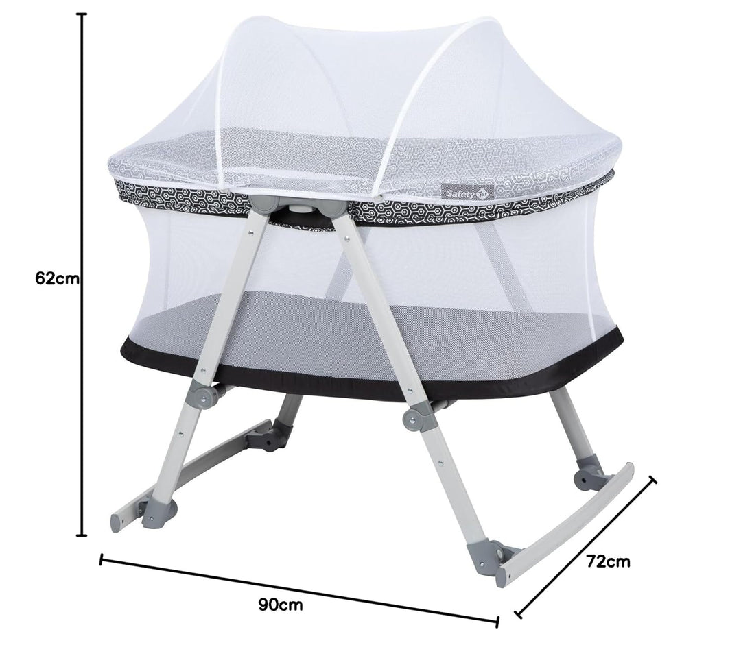 Safety 1st Babybett Morning Star, zusammen-klappbare Babywiege inkl. Reisetasche, geeignet ab der Ge
