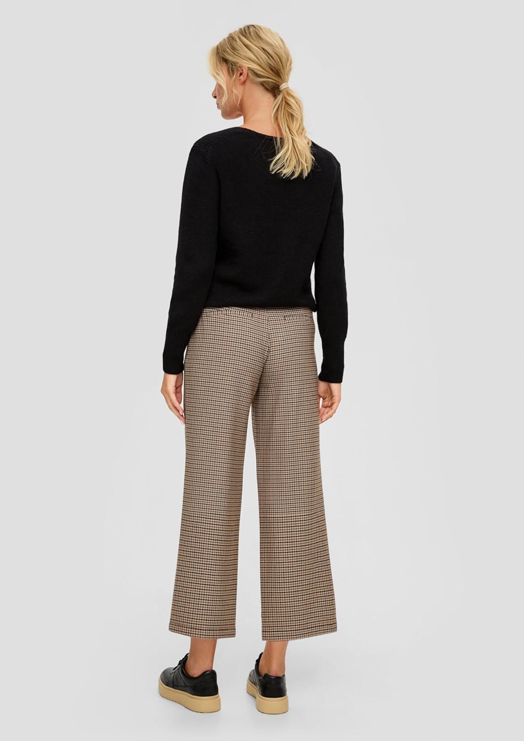 s.Oliver Regular: Culotte mit Bundfalten 42 99n3_schwarz, 42 99n3_schwarz
