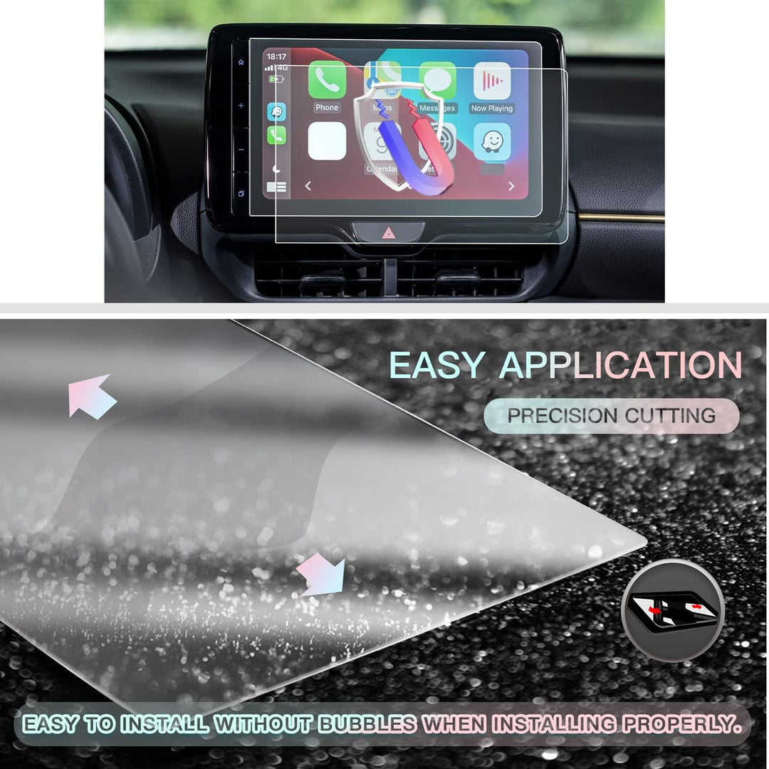 CDEFG Kompatibel mit Toyota Yaris Cross 2021-2023 Navigation Schutzfolie 4H Kratzfest Yaris Cross 9