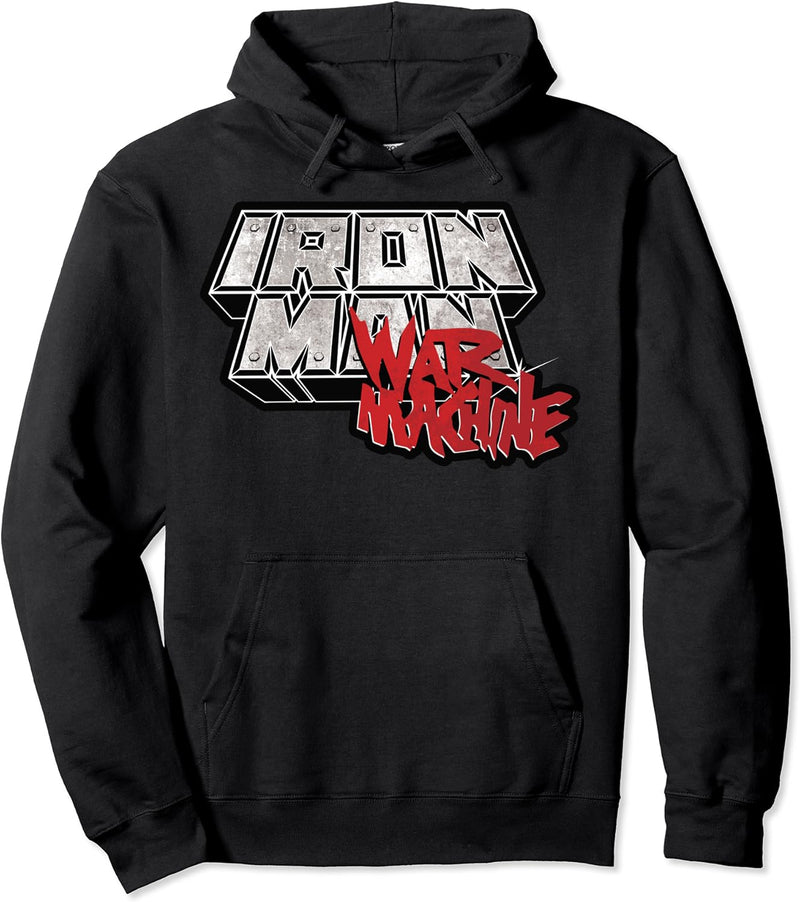 Marvel Iron Man War Machine Steel Logo Pullover Hoodie