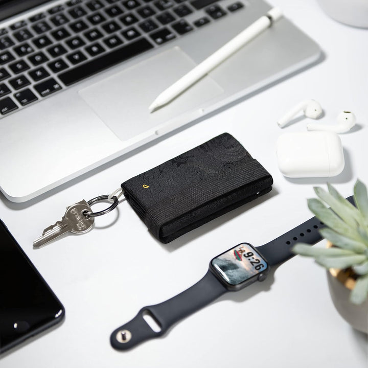 GUGGIARI® Slim Wallet mit RFID Schutz für Kreditkarten-, Bargeld- und Schlüsselhalter - Kartenetui H