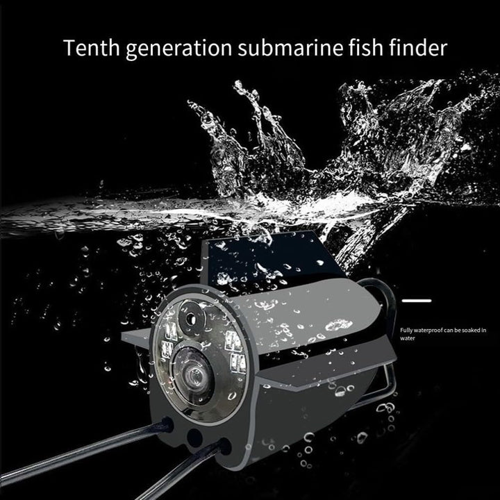 Fishfinder Unterwasser-Angelkamera, 220 ° Weitwinkel, Infrarot-Nachtsicht, wasserdicht, mit 10,9 cm