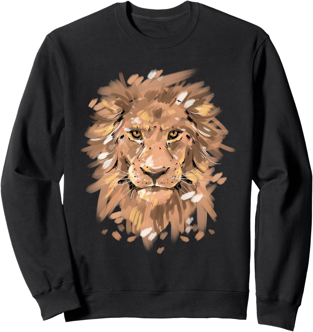 Löwen Shirt Damen Löwen Geschenk Löwen Tshirt Kinder Sweatshirt
