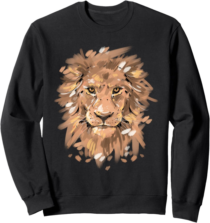 Löwen Shirt Damen Löwen Geschenk Löwen Tshirt Kinder Sweatshirt