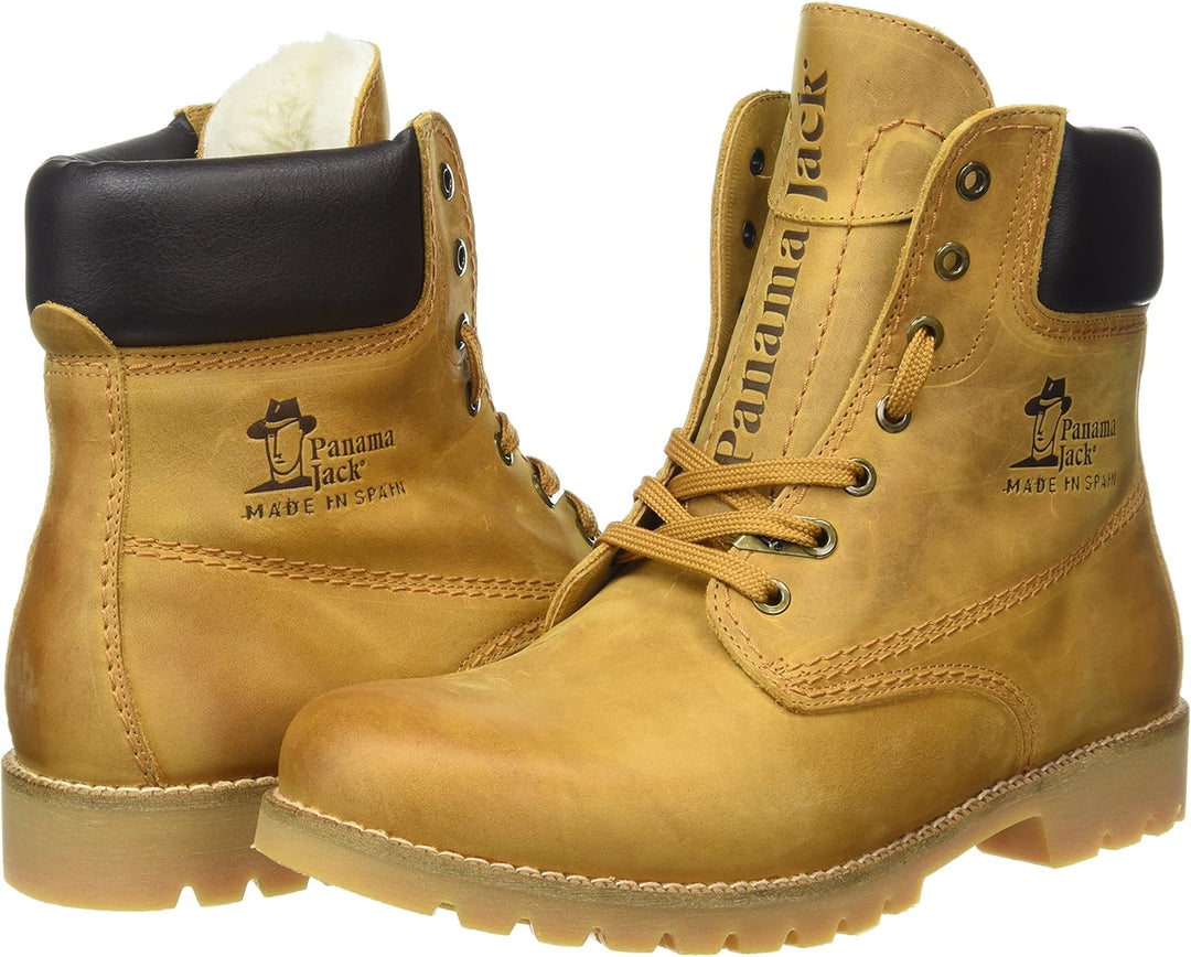 Panama Jack Herren Panama 03 Igloo Kurzschaft Stiefel 46 EU Gelb Napa Vintage, 46 EU Gelb Napa Vinta