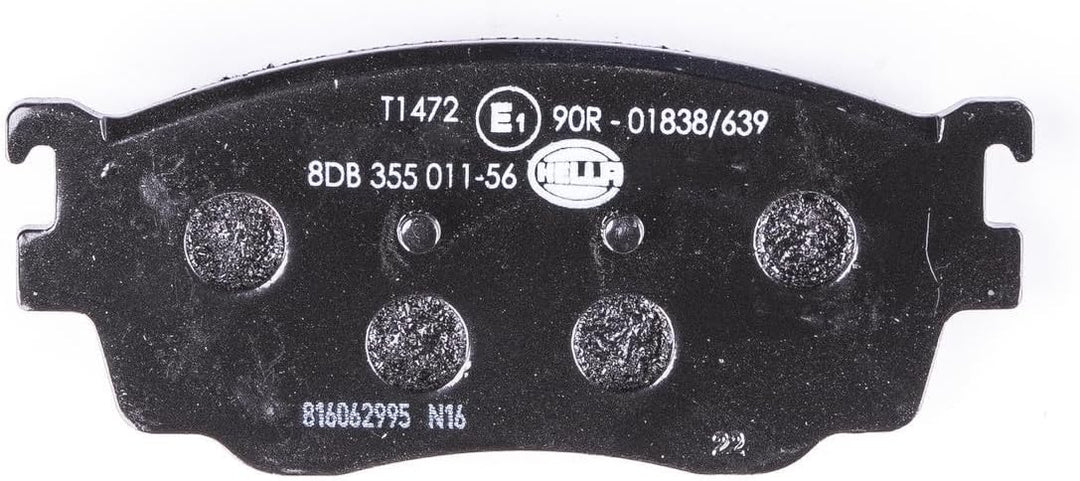 HELLA PAGID 8DB 355 011-561 Bremsbelagsatz - T1472 - Dicke/Stärke: 15mm - Bremssystem: Sumitomo - mi