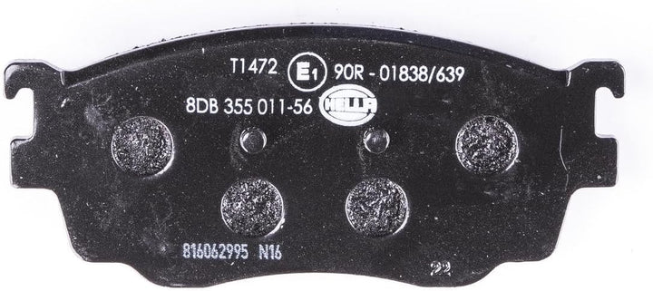 HELLA PAGID 8DB 355 011-561 Bremsbelagsatz - T1472 - Dicke/Stärke: 15mm - Bremssystem: Sumitomo - mi