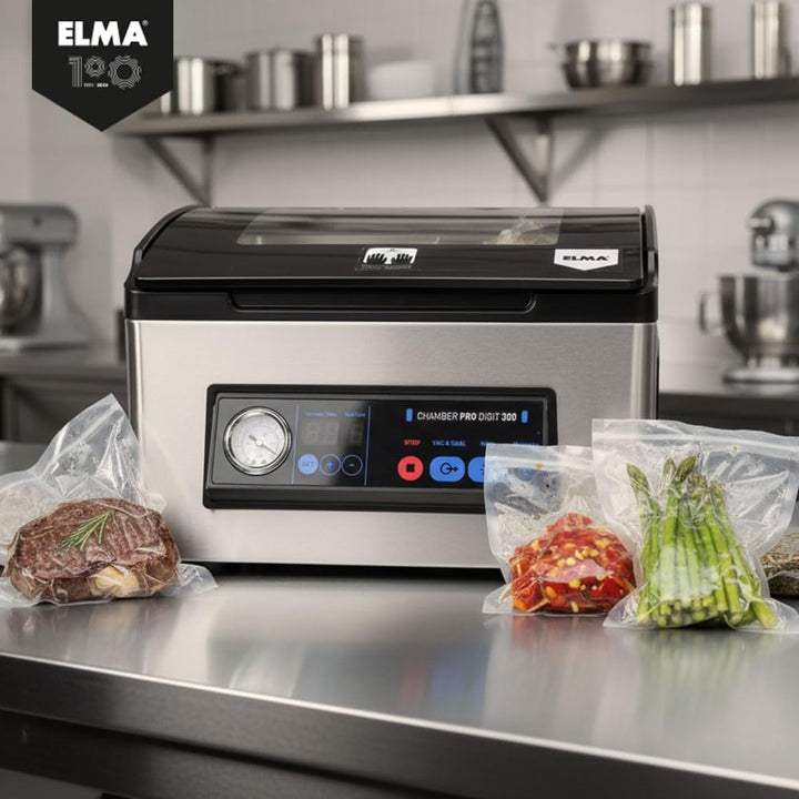 ELMA Chamber Pro Digit 300 Professioneller Vakuumierer | Intensive Nutzung, 30 cm Schweissbalken, er