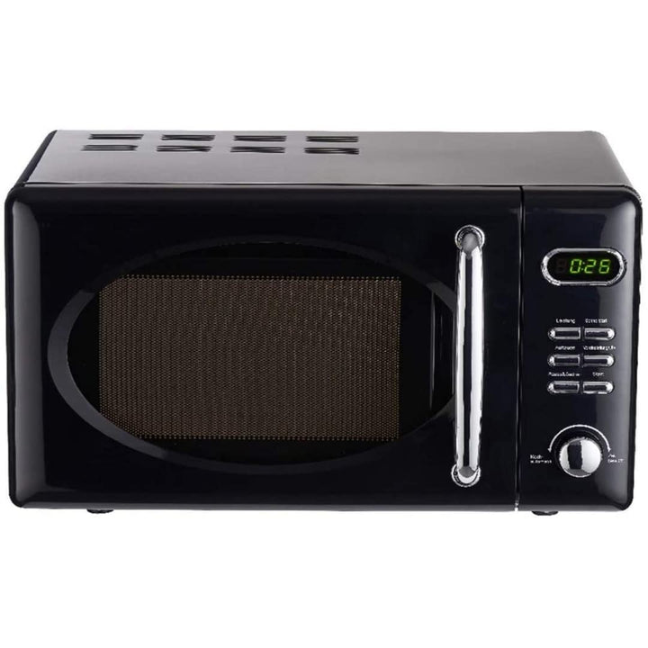 Wolkenstein Retro Stand Mikrowelle WMW720 SC I 700W Mikrowellenleistung I 20L Garraum I5 Leistungsst