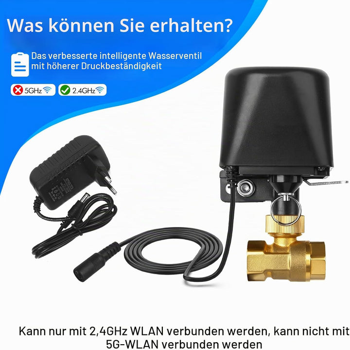 Smart Water Valve WIFI/Bluetooth Wasserventil Steuerung, Sprachsteuerung Wasserventil Kompatibel mit