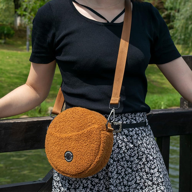 COOWONE Hundeleckerli-Tasche Hundespaziergangstasche für Leckerlis, Knabbereien, Spielzeug, Weiche C