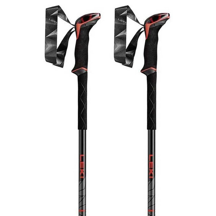 LEKI Makalu Stöcke bright red-black-dk anthracite 110 - 145 cm, bright red-black-dk anthracite 110 -