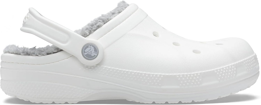 Crocs Unisex Ralen Lined Clog Holzschuh 45/46 EU White Light Grey, 45/46 EU White Light Grey