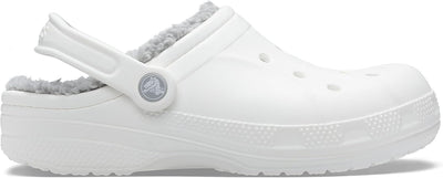Crocs Unisex Ralen Lined Clog Holzschuh 45/46 EU White Light Grey, 45/46 EU White Light Grey