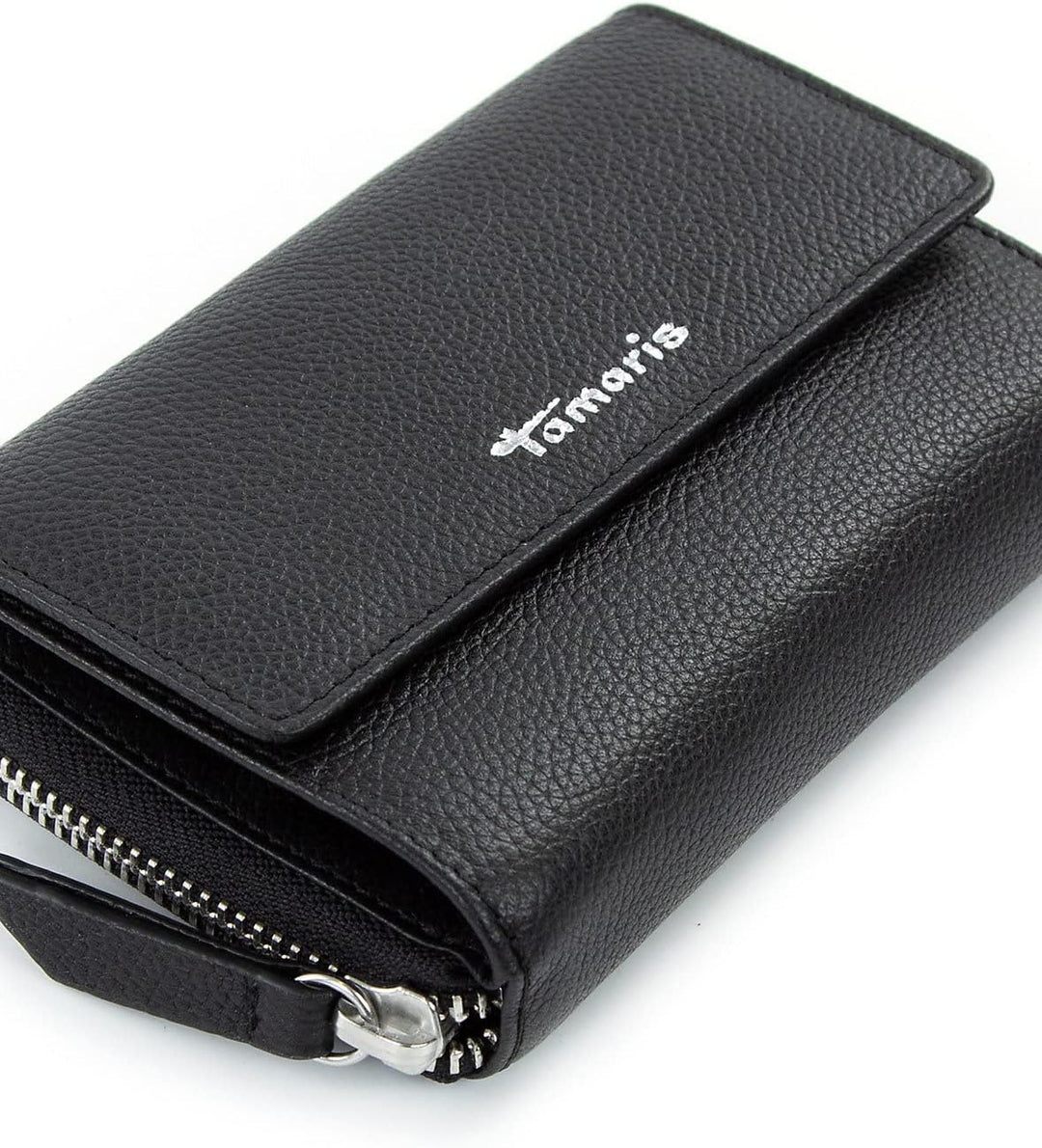 Tamaris Geldbörse TAS Amanda 50007 Damen Geldbörsen Uni Black 100 Einheitsgrösse Black 100, Einheits
