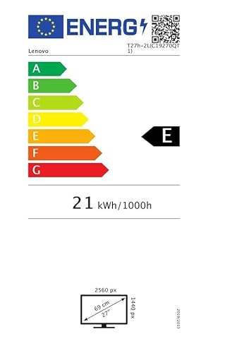 Lenovo Think Vision T27H-2L 27 2560X1440 HDMI, DP