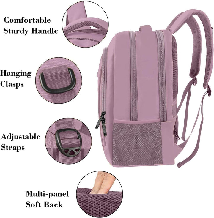 MATEIN Business Laptop Rucksack 15,6 Zoll Reise Laptoptasche mit USB Ladeanschluss Wasserabweisend D