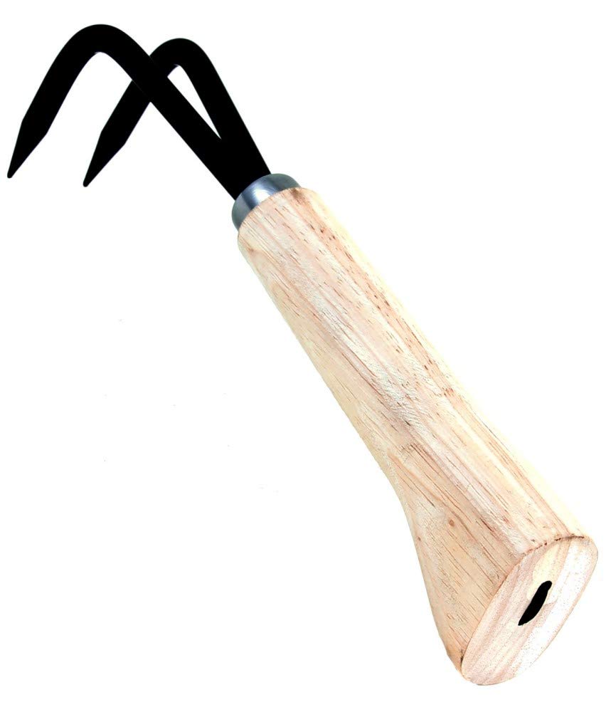 Bonsai Wurzelhaken/Wurzelkralle 2er mit Holzgriff 220 mm 60993