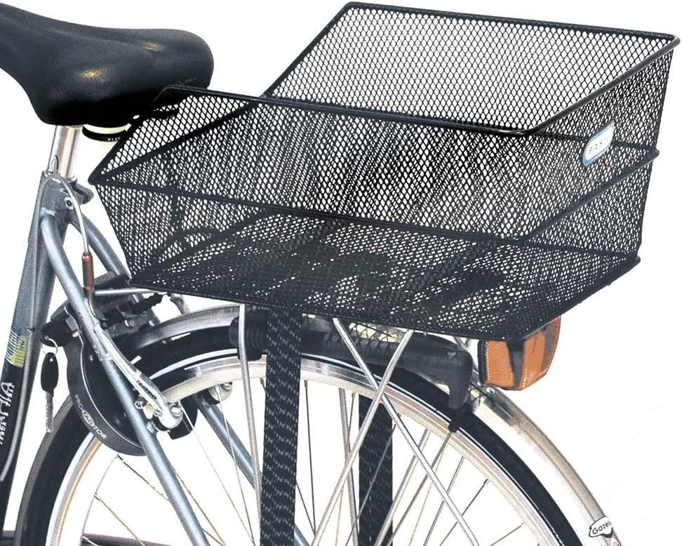 Basil Cento Kinder-Fahrradkorb – Hinterrad – Schulkorb aus Stahl – ideal für Rucksack und Schulranze