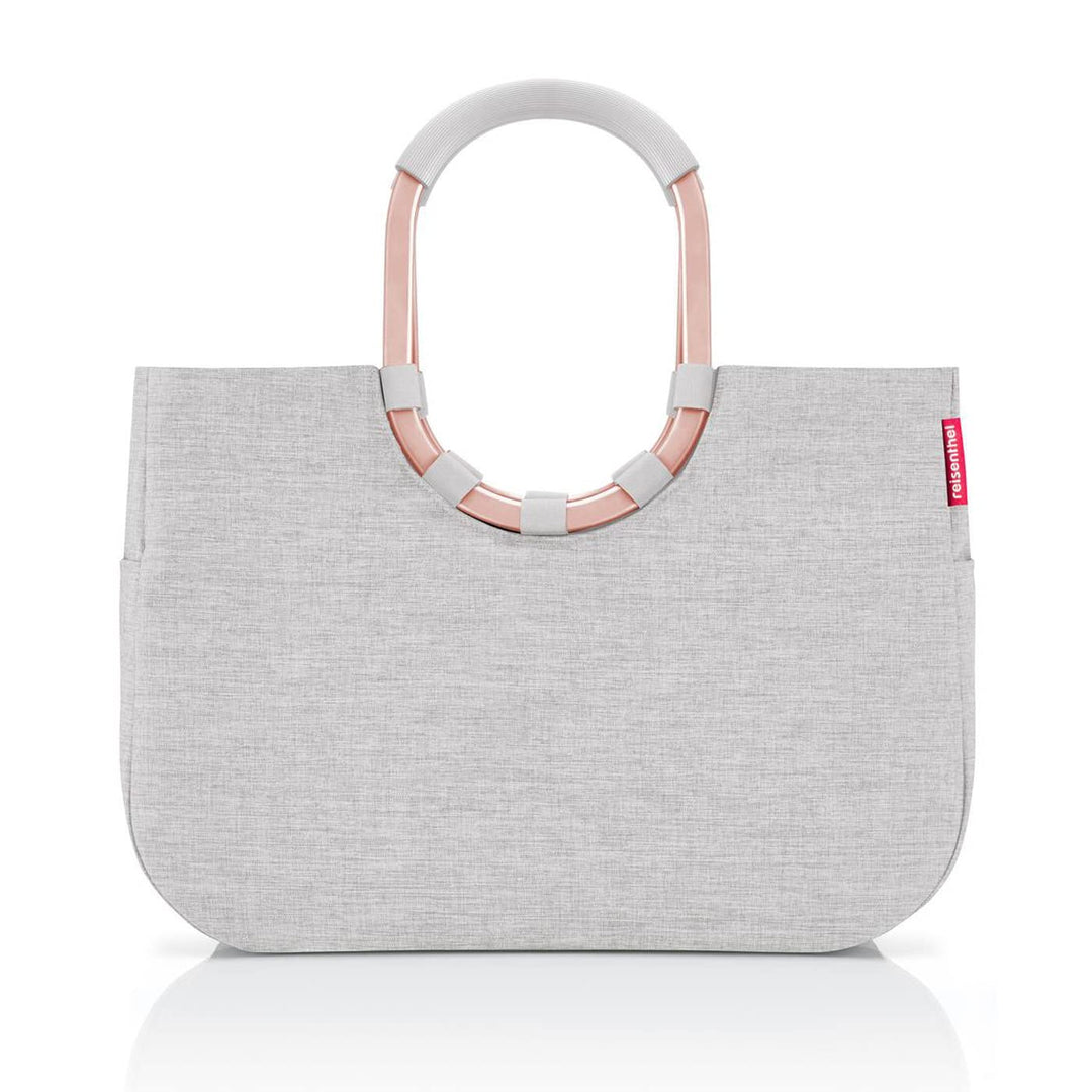 reisenthel loopshopper L – Stabile Tasche mit praktischen Fächern aus recycelten PET-Flaschen – Char