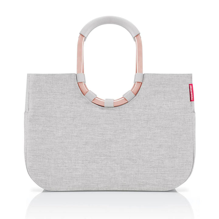 reisenthel loopshopper L – Stabile Tasche mit praktischen Fächern aus recycelten PET-Flaschen – Char