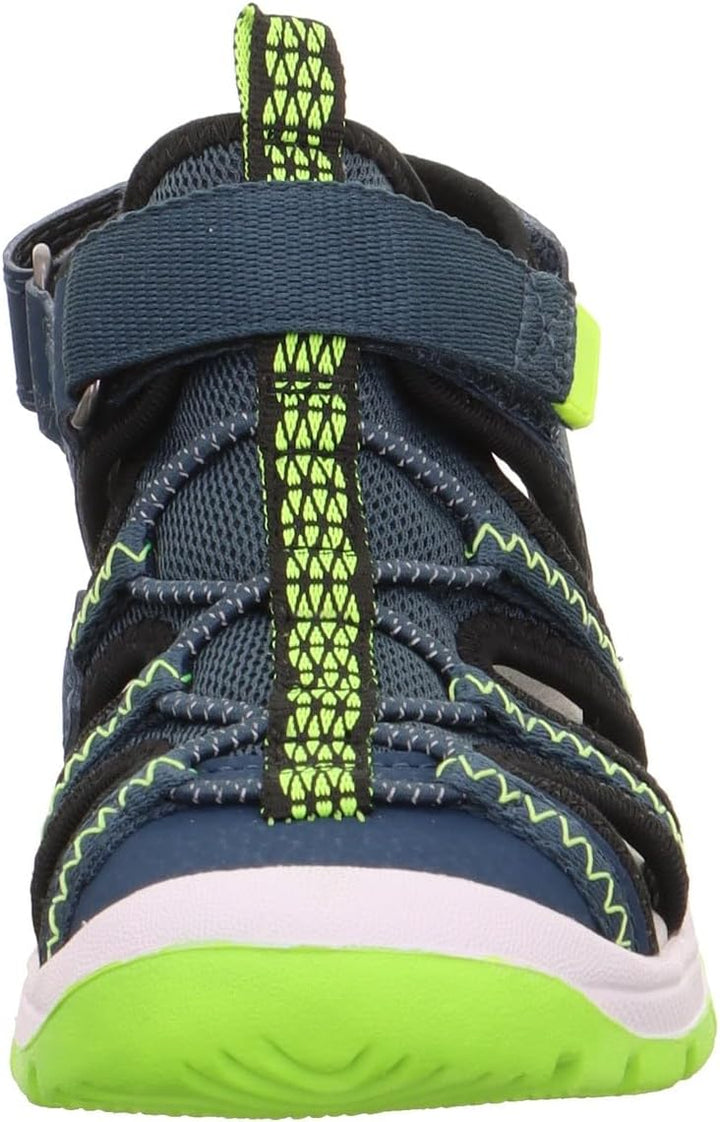 Superfit Jungen Tornado Light Sandale 27 EU Weit Blau Gelb 8010, 27 EU Weit Blau Gelb 8010