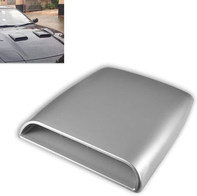 KATUR Universal Car Dekorative Luftstrom Einlasshaube Scoop Vent Turbo Bonnet Cover Grau, grau