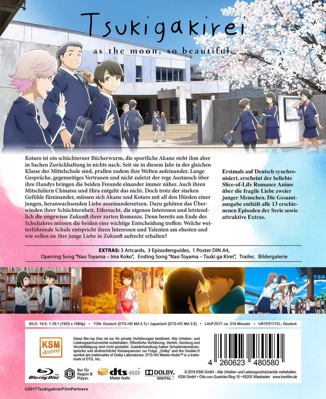 Tsuki Ga Kirei - Gesamtedition Episode 01-12 [Blu-ray], Blu-ray