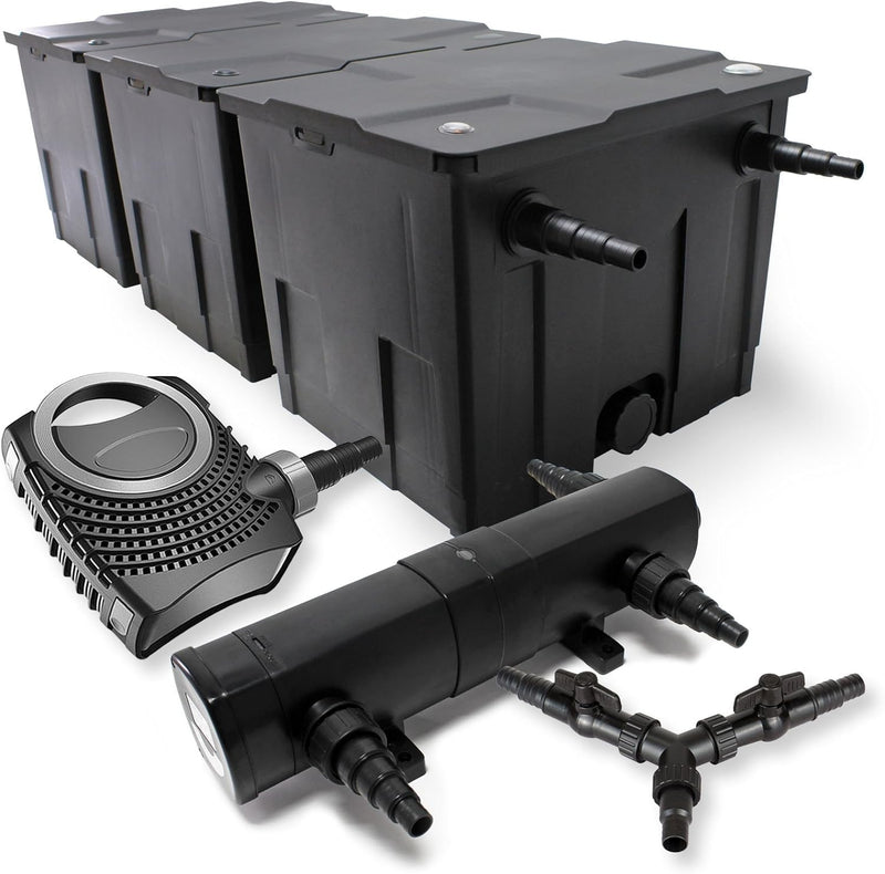 SunSun Filter Set für 90000l Teich 18W Teichklärer NEO8000 70W Pumpe