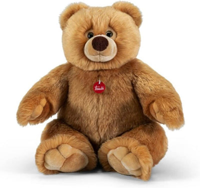 trudi 25611 Klassik Plüschtier Teddy Bär Ettore ca. 57 cm, Grösse XL, hochwertiges Stofftier mit wei