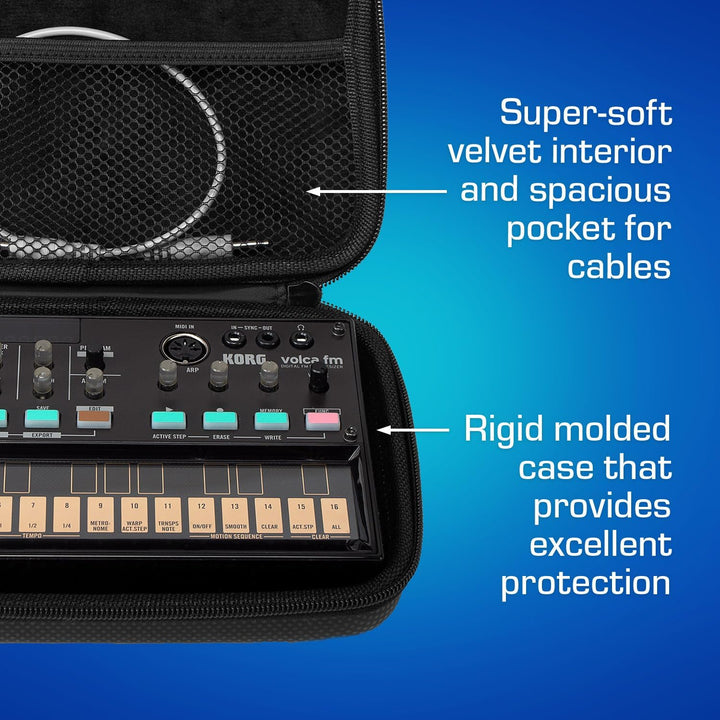 Analog Cases Glide Case für Korg Volca Series oder vergleichbare Synthesizer (Transporttasche gefert