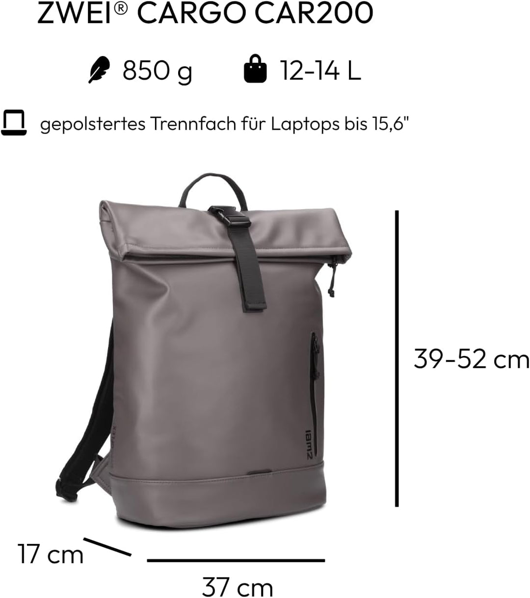 Zwei CARGO Rucksack CAR200 stone, Stone
