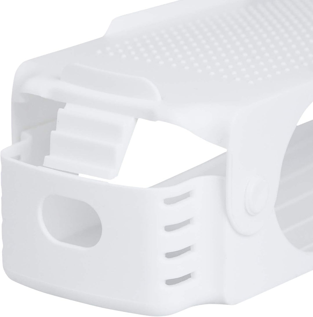 YUENFONG Einstellbare Schuhregale 20 Stück Verstellbarer Schuhhalter, 3 höhenverstellbar rutschfest