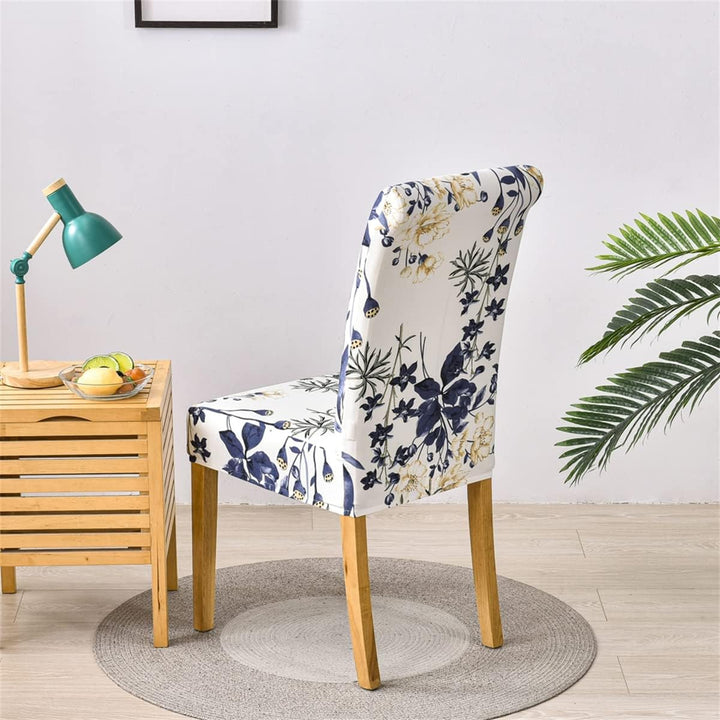 HZDHCLH Stuhlhussen 6er Set Stuhlbezüge Stretch abnehmbar, waschbar, Esszimmerstuhl-Schutzsitz für H