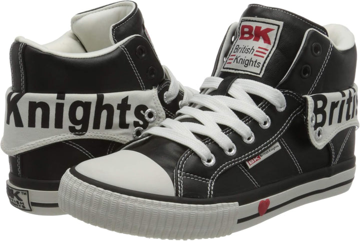 British Knights Mädchen Roco Sneaker 41 EU Black White, 41 EU Black White