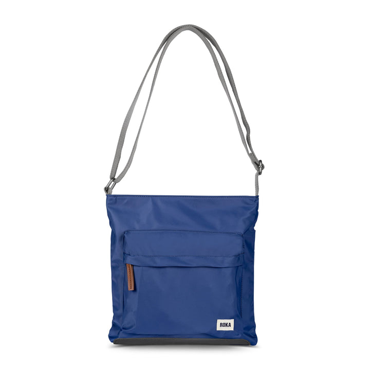 Roka London Kennington Sustainable Crossbody, Burnt Blue