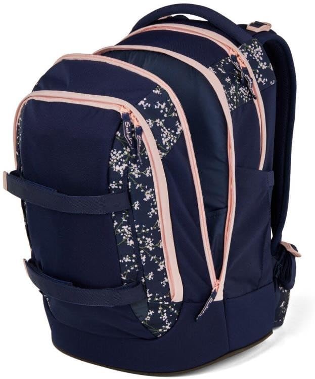 Satch pack Schulrucksack Set 2tlg. inkl. Schlamperbox (BLOOMY BREEZE), Bloomy Breeze