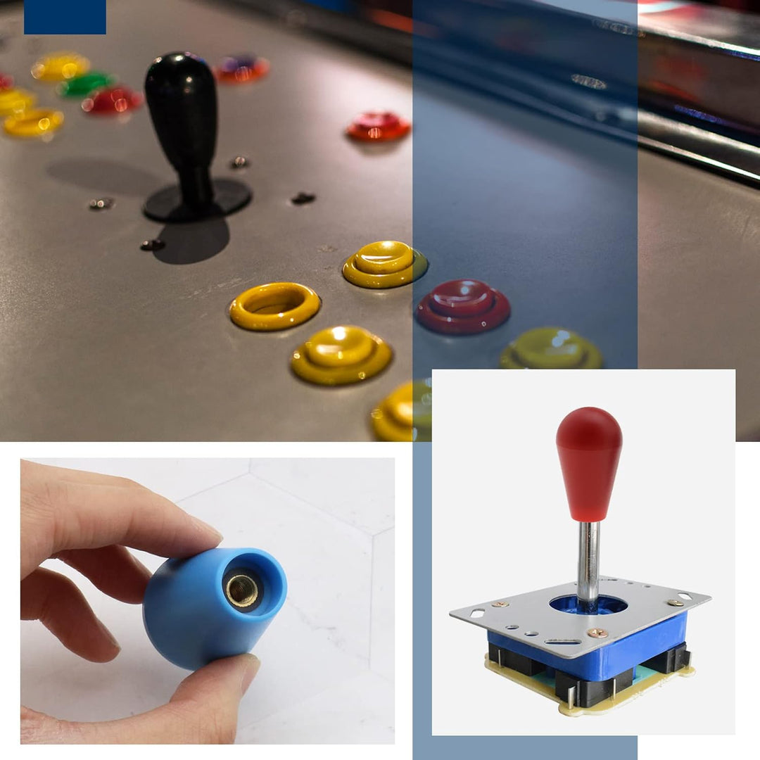 ECSiNG Joystick-Kopf, Kugelkopf, oval, für Schrauben M5, Joystick Arcade Game, DIY, Controller, Zube