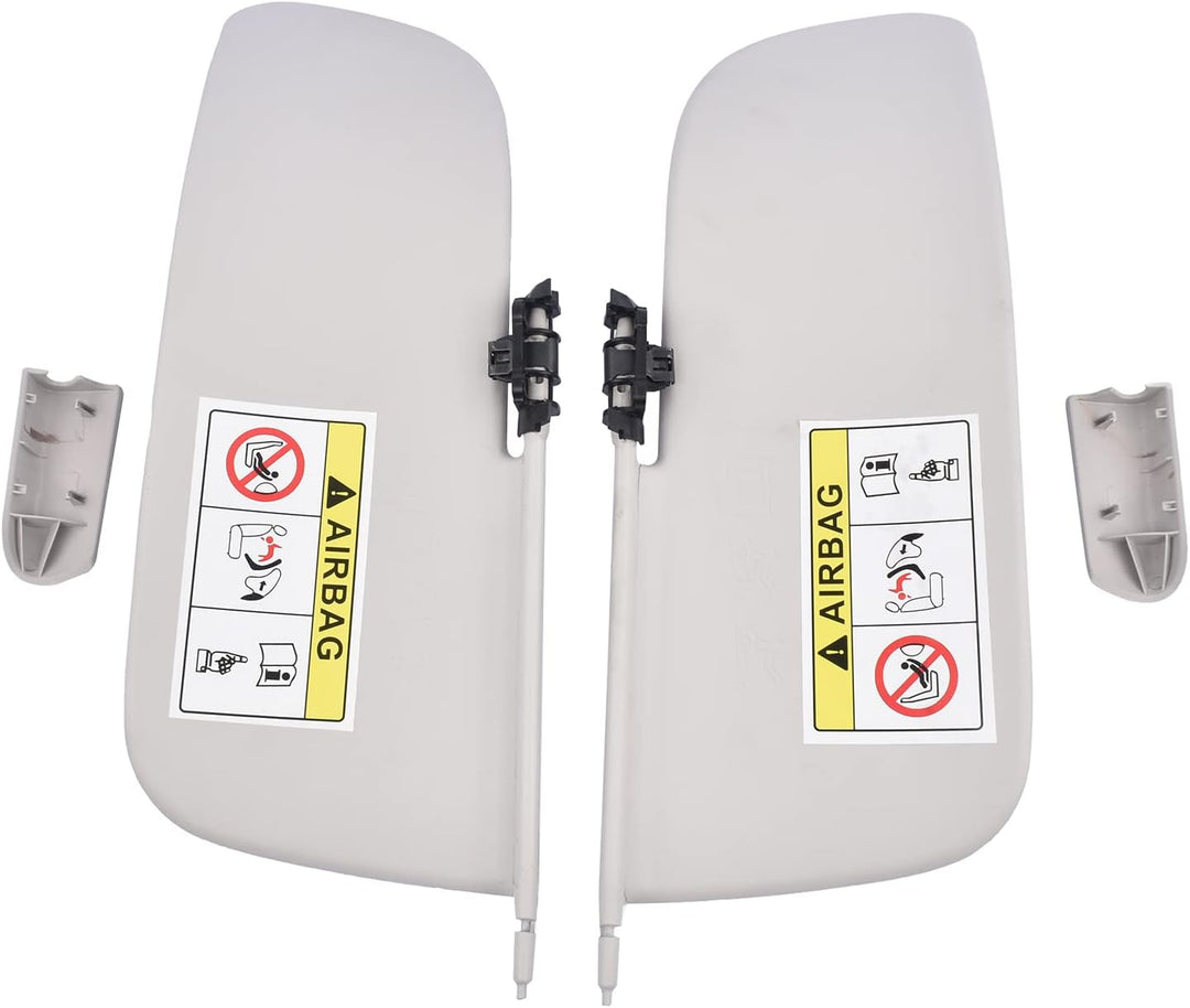 Huiruhy Sonnenblenden Sonnenschutz Satz Links + Rechts 1613251480 Kompatibel mit C3 II SC 2009-2016