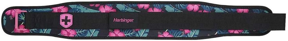 Harbinger Gewichthebergürtel aus Nylon, flexibler und ultraleichter Schaumstoffkern, 11,4 cm breit,