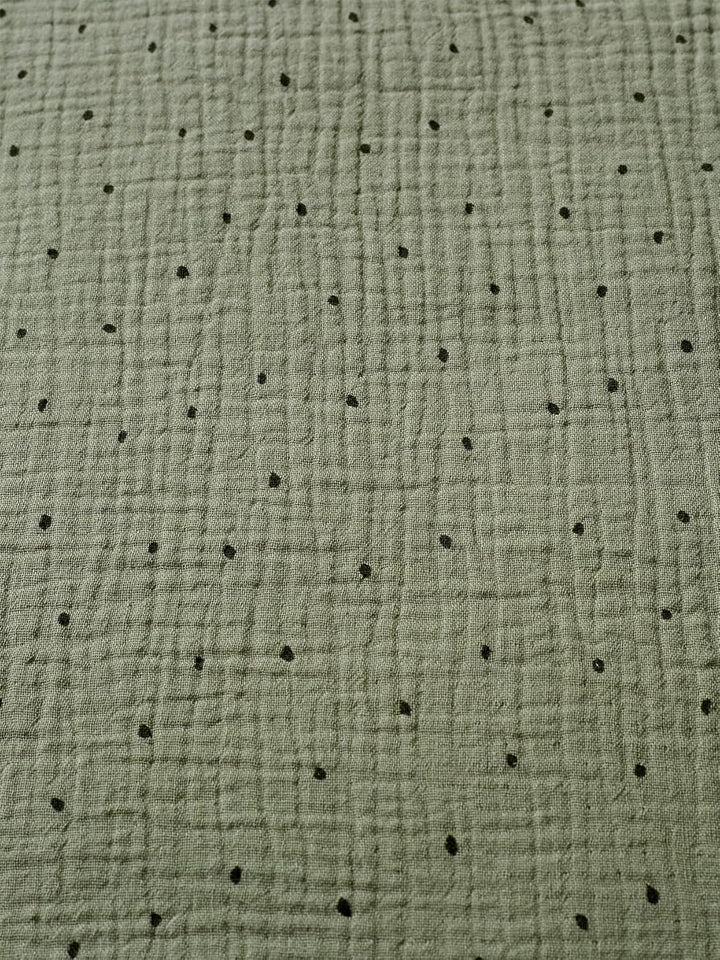 VERTBAUDET Schlafsack ohne Ärmel, Baumwoll-Gaze, DINOSAURUS, Khaki, 18/36 Monate Grün 18/36M, Grün 1