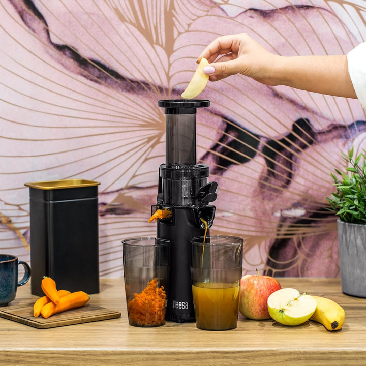 Teesa Kompakter Slow Entsafter BPA-freier Edelstahl TSA3233