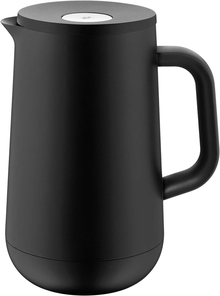 WMF Impulse Thermoskanne 1l, Isolierkanne für Tee oder Kaffee, Druckverschluss, hält Getränke 24h ka