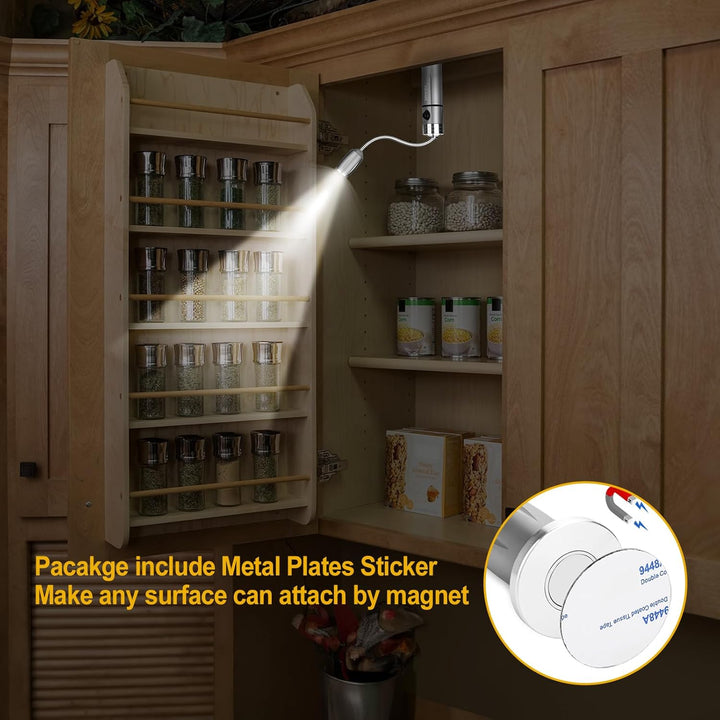 Wiederaufladbare, ultrahelle Grillleuchte mit superhellen LED-Lichtern, flexible Schwanenhals-Grilll