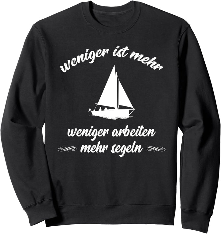 Ich liebe Segeln Sweatshirt